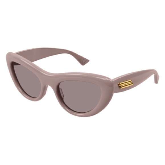 NWT Bottega Veneta Curvy Cat Eye Sunglasses, 54mm Pink BV1282S - Picture 2 of 8